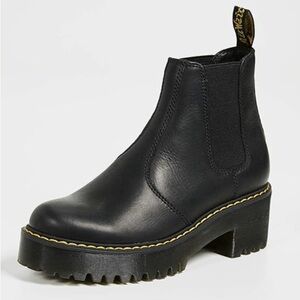 Dr. Martens Black Platform Ankle Boots Rometty Fashion Boots